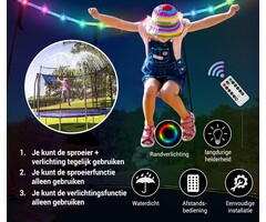 Viking Choice Trampolin-Sprühsystem mit LED-Licht Ø183cm - bis zu 19% Rabatt
