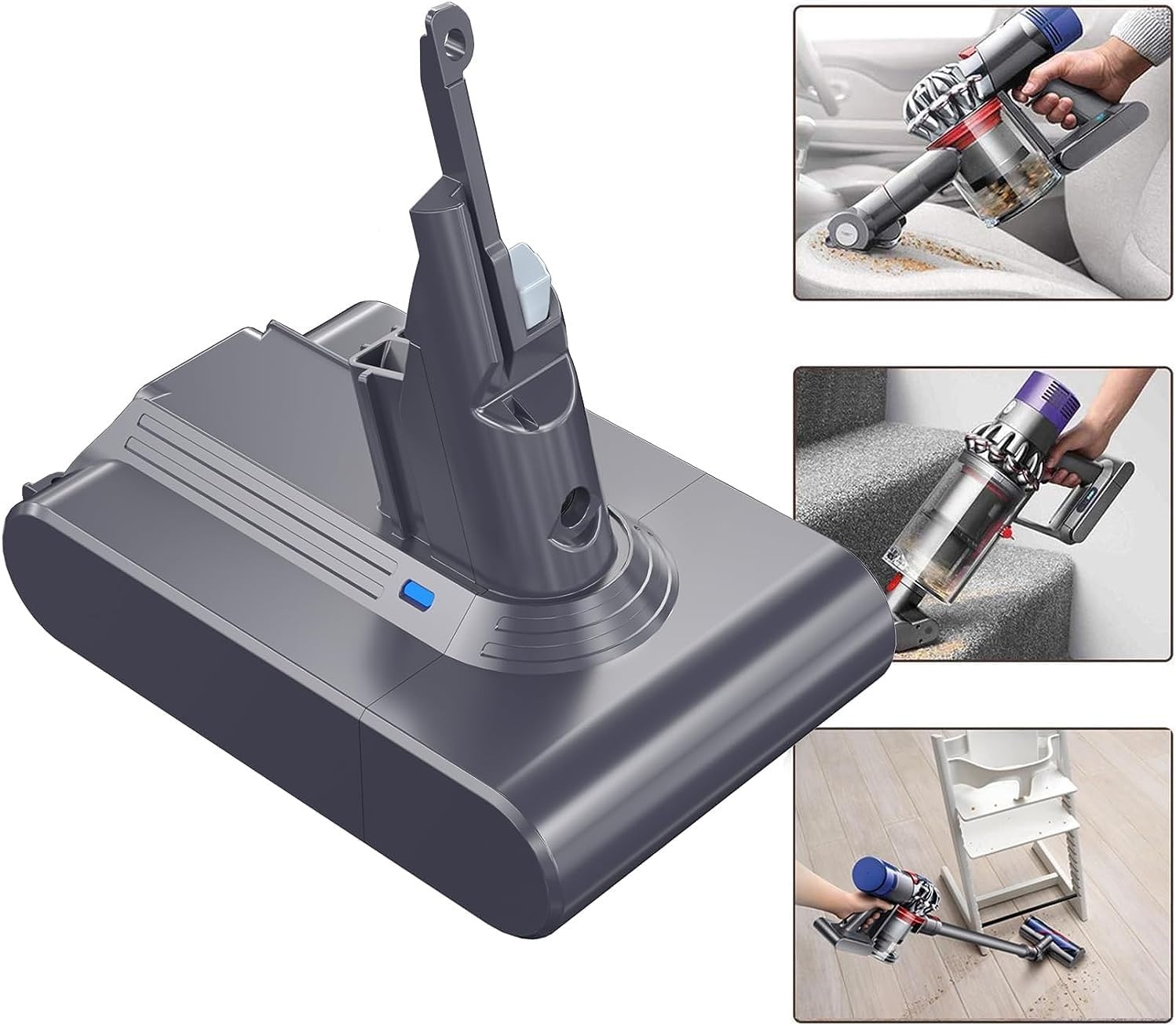 Ersatzakku für Dyson V7 Staubsauger - 4000mAh - bis zu 33% Rabatt