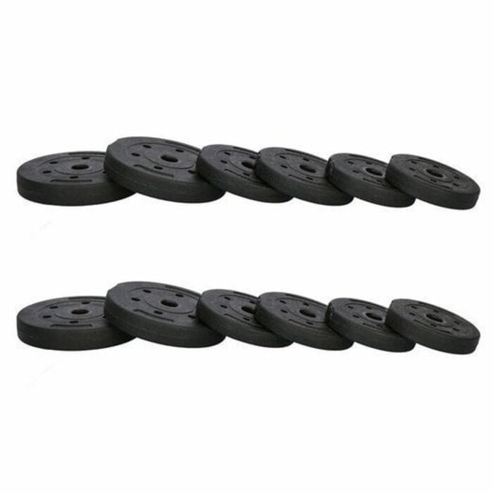 Viking Choice Verstellbares 20 kg Hantelset - 2-in-1 Kurzhantel & Langhantel - bis zu 37% Rabatt