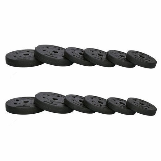 Viking Choice Verstellbares 20 kg Hantelset - 2-in-1 Kurzhantel & Langhantel - bis zu 37% Rabatt