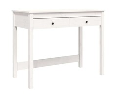 Vidaxl Schreibtisch Kiefer massiv, 2 Schubladen, 100x50 cm - bis zu 35% Rabatt