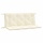 Gartenbankauflagen 120x50cm, 2er Set - Cremeweiß - bis zu 32% Rabatt