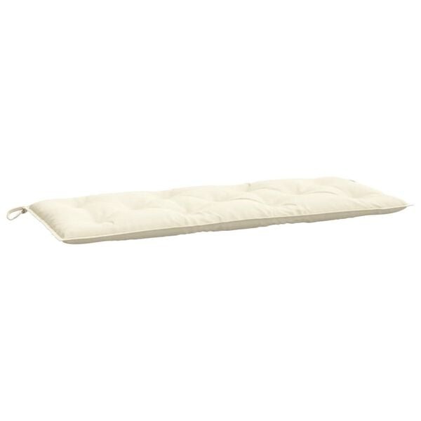 Vidaxl Gartenbankauflagen 120x50cm, 2er Set - Cremeweiß - bis zu 32% Rabatt