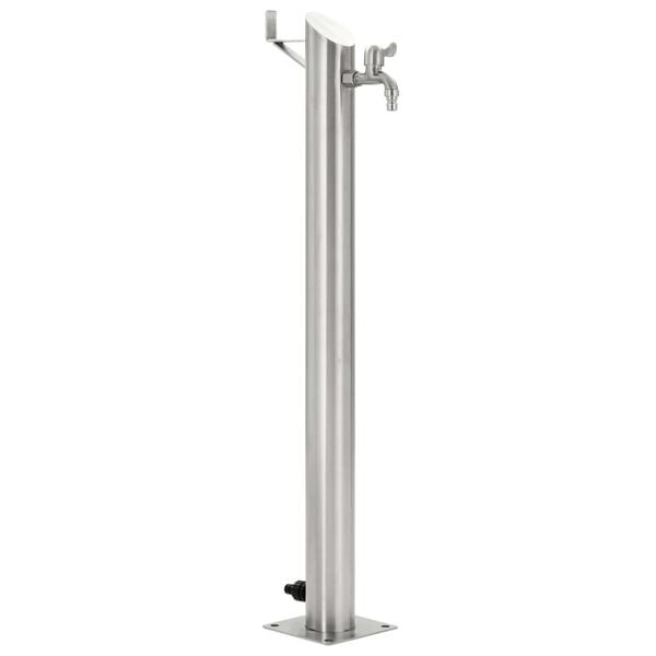 Vidaxl Garten-Wassersäule aus Edelstahl 95 cm - bis zu 35% günstiger