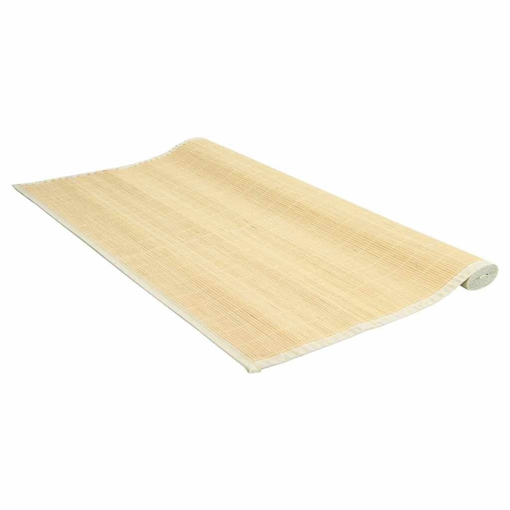 Vidaxl Bambus-Teppich 160x230 cm - Naturfarben - bis zu 34% sparen