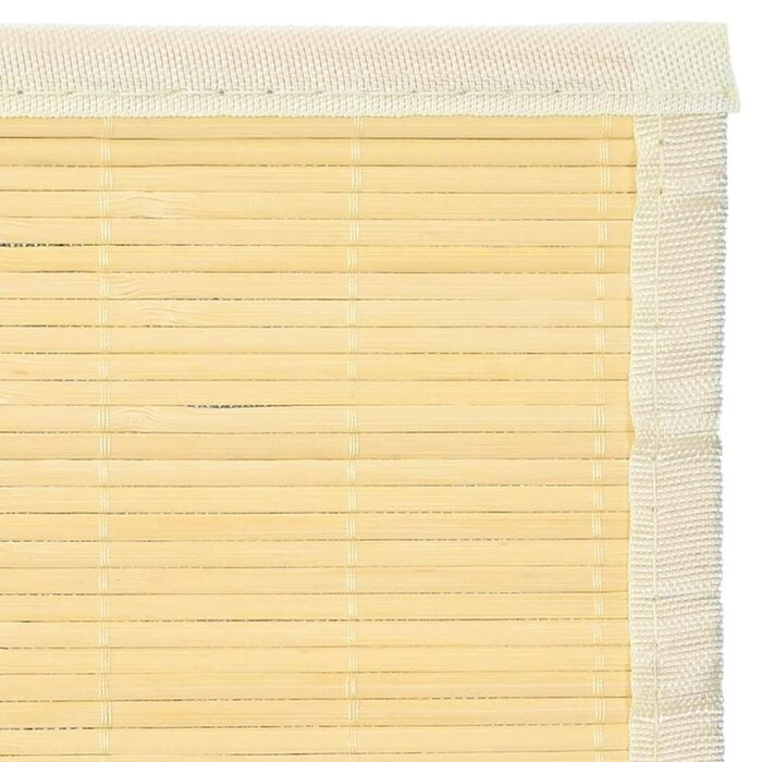 Vidaxl Bambus-Teppich 160x230 cm - Naturfarben - bis zu 34% sparen