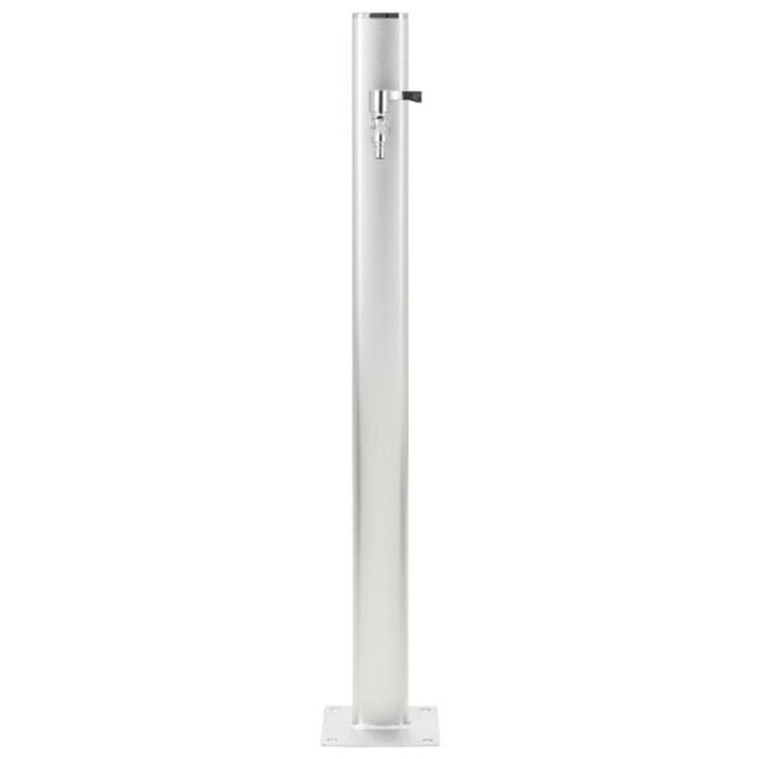 Vidaxl Garten-Wassersäule Aluminium 95 cm - Silber - bis zu 34 % sparen