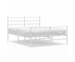 Vidaxl Metallbettgestell 140x190 cm Weiß - Bis zu 34% Rabatt auf Rückläufer