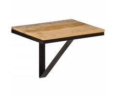 Vidaxl Wandregal Mangoholz & Eisen 40x30x32 cm - Jetzt bis zu 32% sparen