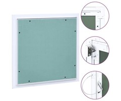 Vidaxl Revisionsklappe 300x300 mm Aluminium & Gipskarton - Outlet bis zu 33% reduziert