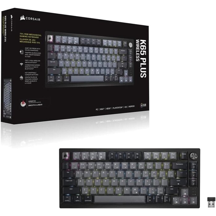 Mechanische 75% Gaming-Tastatur mit RGB & Hot-Swap - Bis zu 35% Rabatt