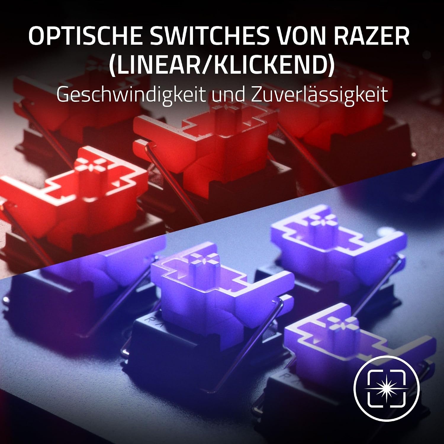 Razer Gaming-Tastatur mit optischen Schaltern - QWERTZ - bis zu 35% Rabatt