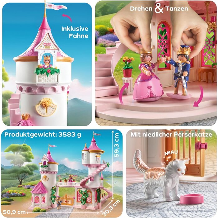 Playmobil Prinzessinnenschloss Spielset mit 422 Teilen - Jetzt bis zu 35% Rabatt