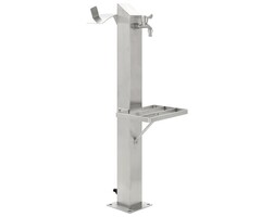 Vidaxl Gartenwassersäule Edelstahl 95cm - Outlet mit bis zu 35% Rabatt