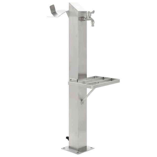 Vidaxl Gartenwassersäule Edelstahl 95cm - Outlet mit bis zu 35% Rabatt