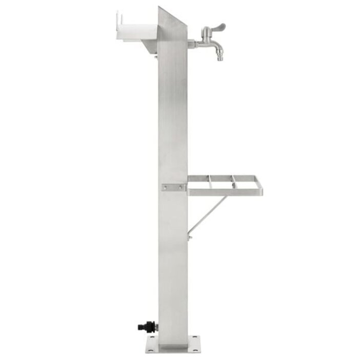 Vidaxl Gartenwassersäule Edelstahl 95cm - Outlet mit bis zu 35% Rabatt