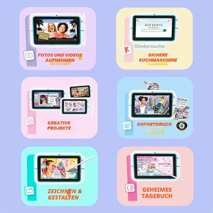 Canal Toys Kinder-Kreativ-Tablet mit Sofortdruck, 8 Zoll, bis zu 35% Rabatt