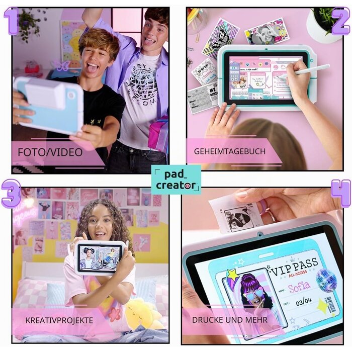 Canal Toys Kinder-Kreativ-Tablet mit Sofortdruck & Kamera - bis zu 35% Rabatt