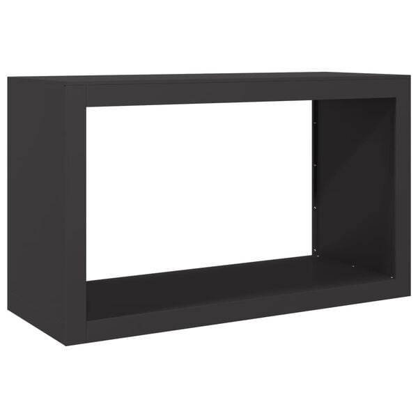 Vidaxl Brennholzregal Stahl Schwarz 100x40x60 cm - bis zu 35% Rabatt