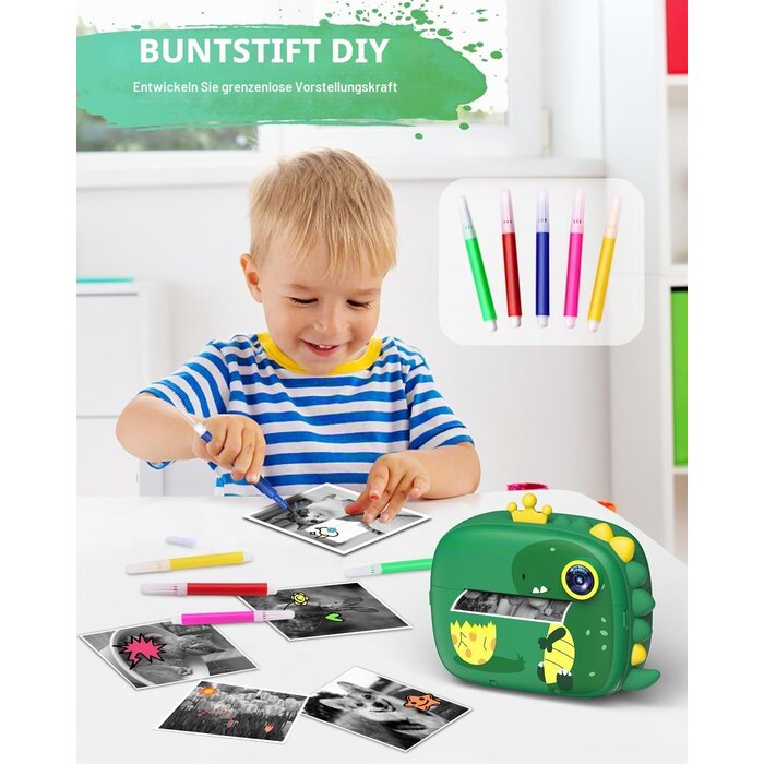 Digitale Kinder-Sofortbildkamera mit SD-Karte - bis zu 33% sparen