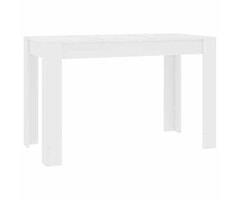 Vidaxl Eleganter Esstisch 120x60x76 cm in Weiß - Bis zu 34% Rabatt