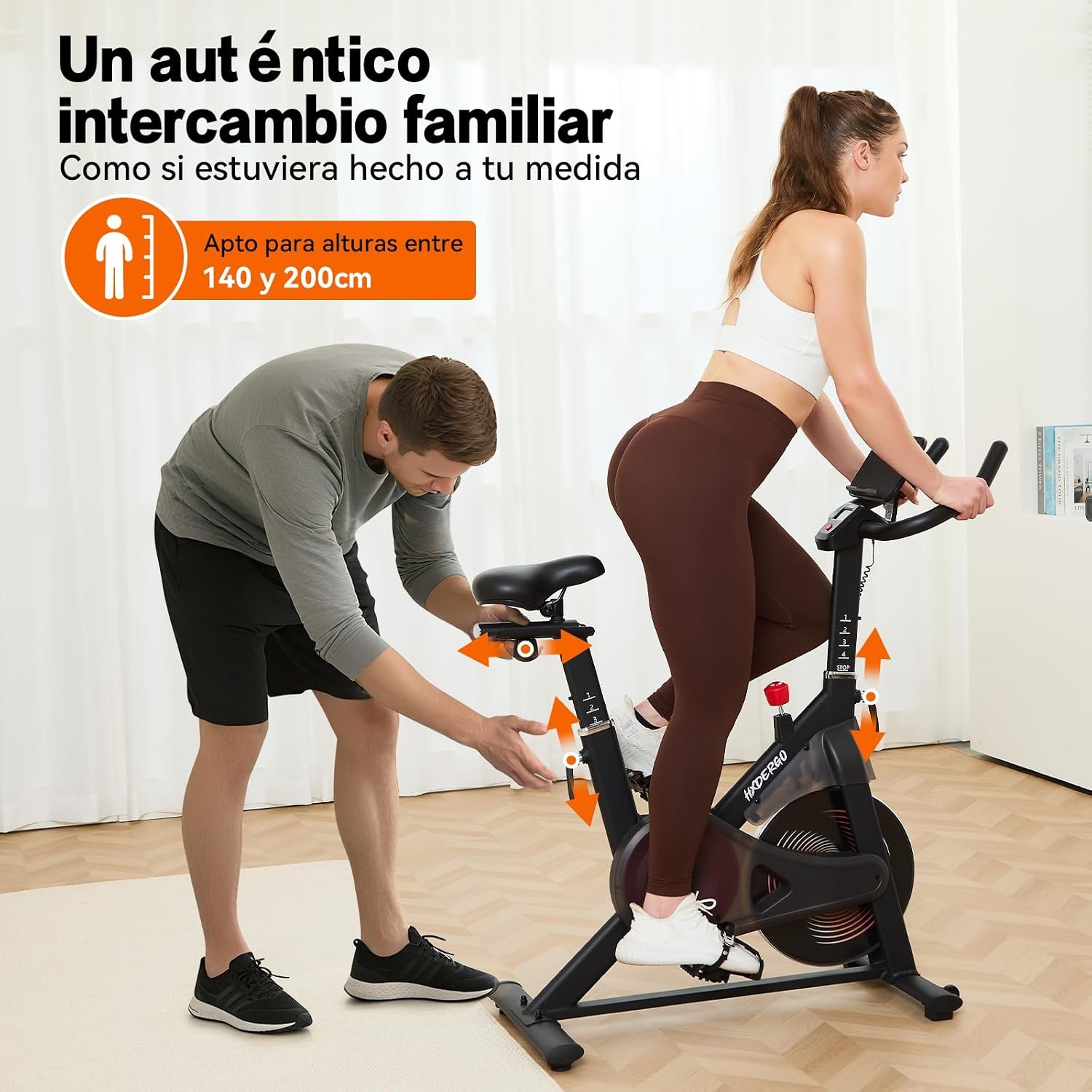 Hometrainer Magnetwiderstand mit Tablet-Halterung - bis zu 35% Rabatt