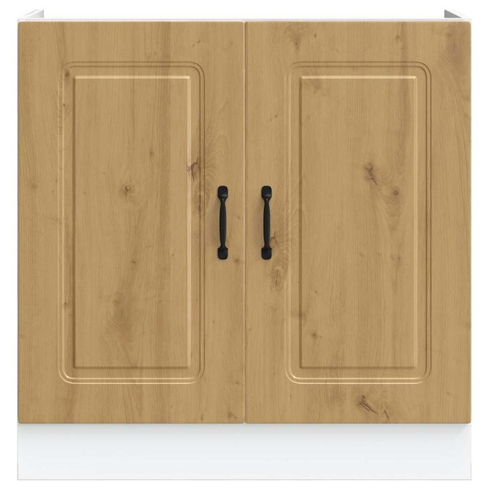 Vidaxl Spülenunterschrank Kalmar Artisan Eiche 80 cm - bis zu 34% günstiger