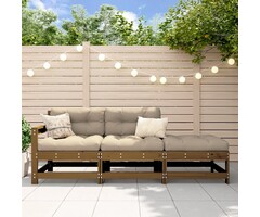 Vidaxl 3-tlg. Garten-Loungeset Kiefer honigbraun - bis zu 35% Rabatt