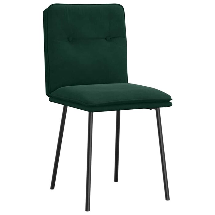 Vidaxl 2er-Set Samt Esszimmerstühle Dunkelgrün - Ergonomisch & bis zu 34% Rabatt
