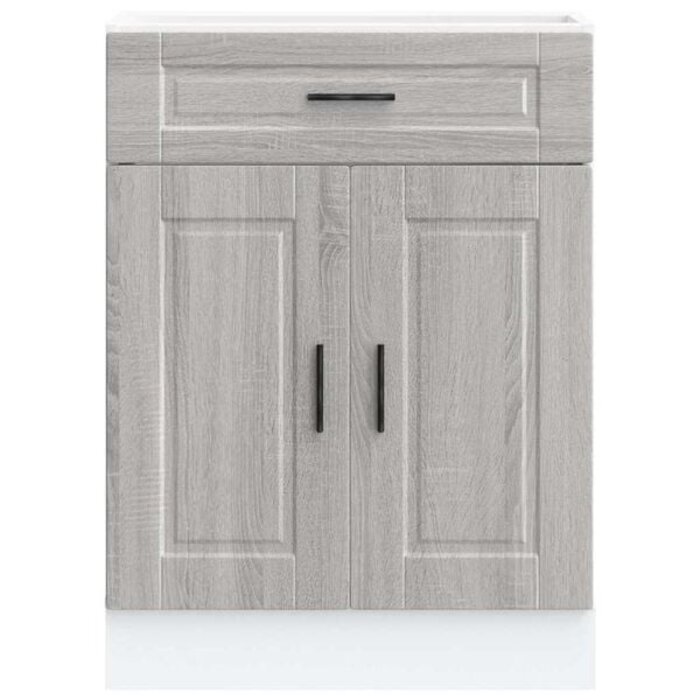 Vidaxl Küchenunterschrank Porto Grau Sonoma Eiche 60cm - bis zu 35% Rabatt