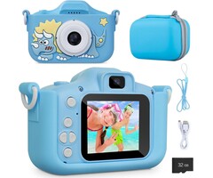 Digitale Kinderkamera 1080p HD, 32GB SD, Blau - bis zu 32% günstiger