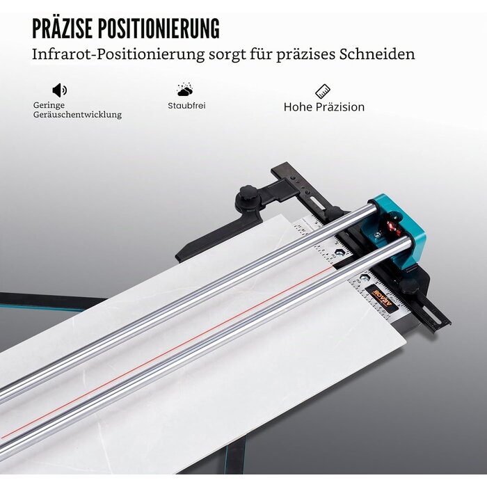 Vevor Profi-Fliesenschneider 1200 mm mit Infrarot - bis zu 35 % Rabatt sparen