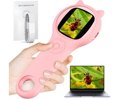 Digitales Kindermikroskop mit 2-Zoll Display - Rosa - bis zu 30% Rabatt