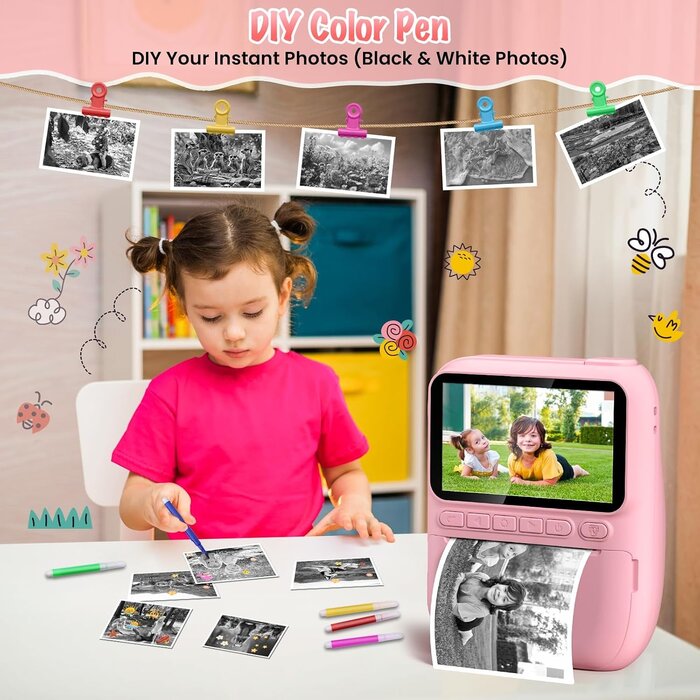 Digitale Sofortbildkamera für Kinder - Jetzt bis zu 33% Rabatt sichern