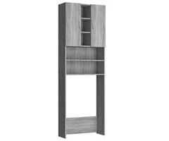 Vidaxl Waschmaschinenregal Sonoma-Eiche 64x190 cm - Sparen Sie bis zu 35%
