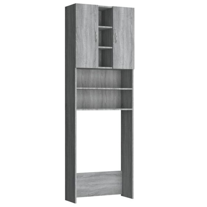 Vidaxl Waschmaschinenregal Sonoma-Eiche 64x190 cm - Sparen Sie bis zu 35%