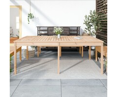 Vidaxl Großer Massivholz-Gartentisch aus Kiefer 203,5x100cm - bis zu 35% Rabatt