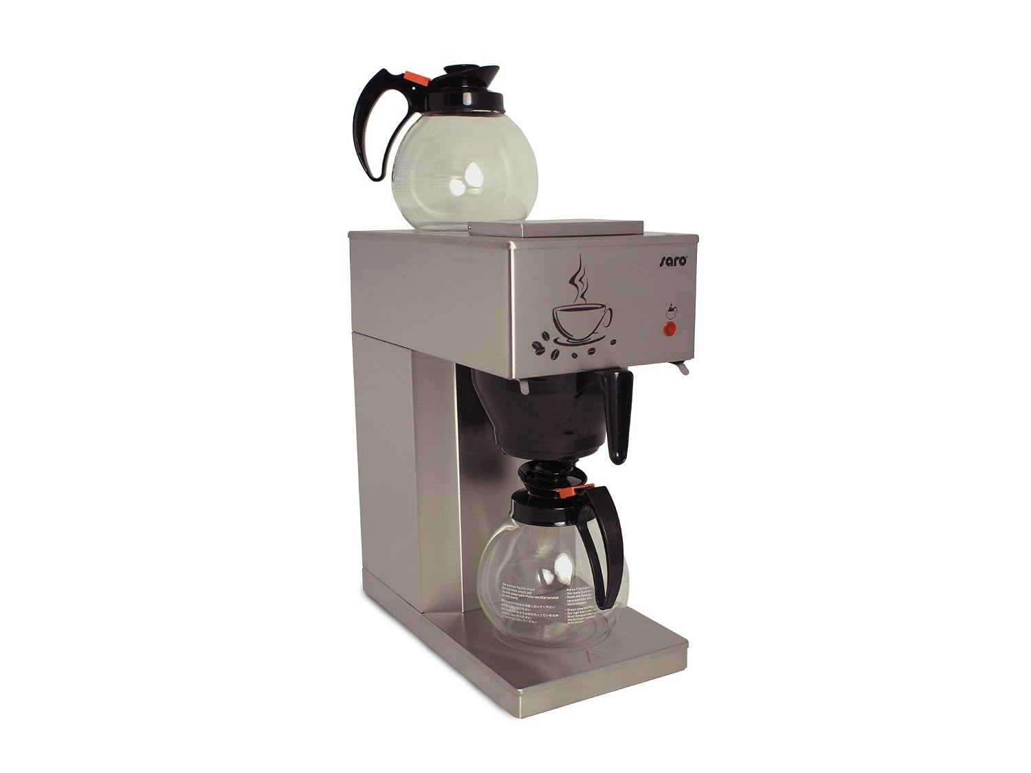 Profi-Filterkaffeemaschine 2x 1,8L, Edelstahl, 2000W - bis zu 35% Rabatt