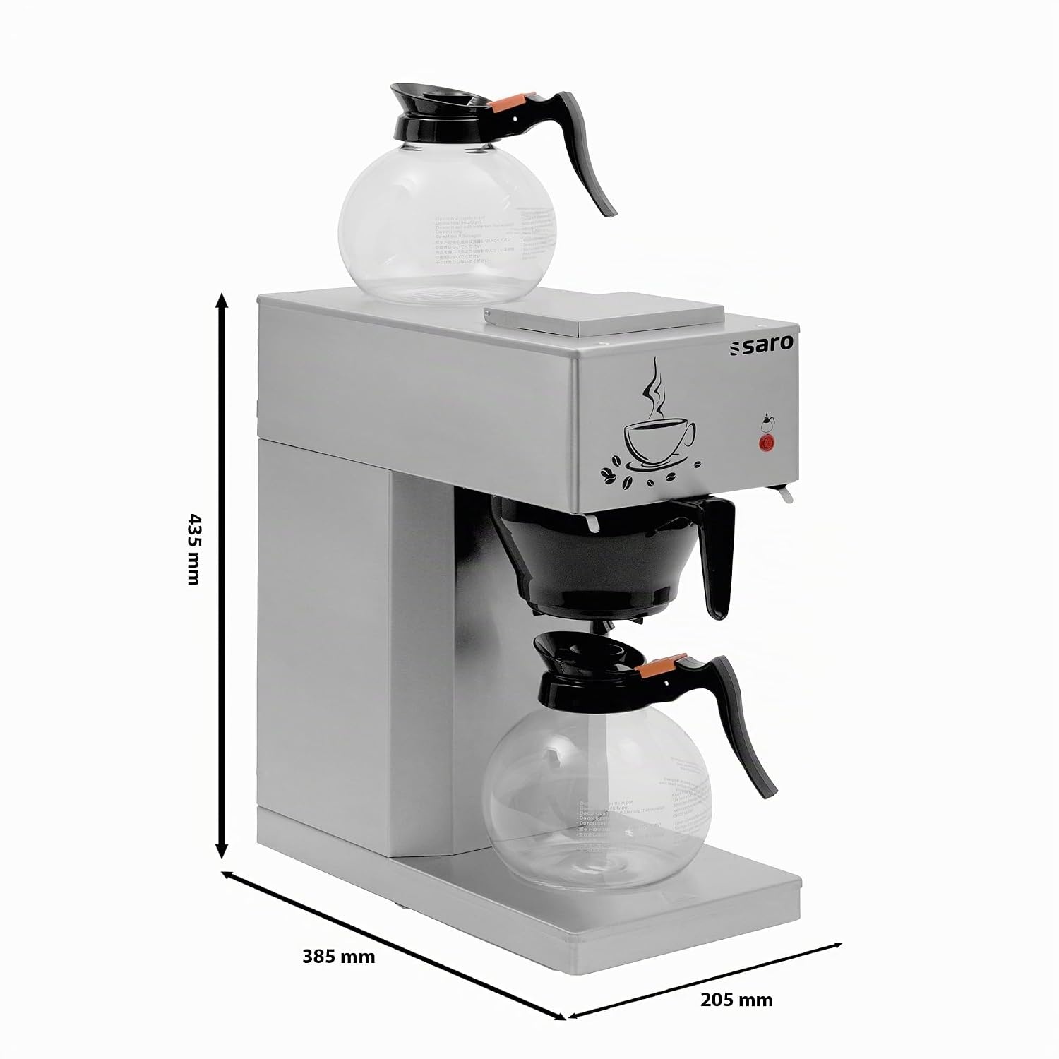 Profi-Filterkaffeemaschine 2x 1,8L, Edelstahl, 2000W - bis zu 35% Rabatt