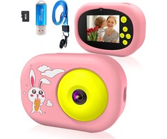 Digitale Kinderkamera 20MP Full-HD Rosa - Outlet bis zu 30% sparen