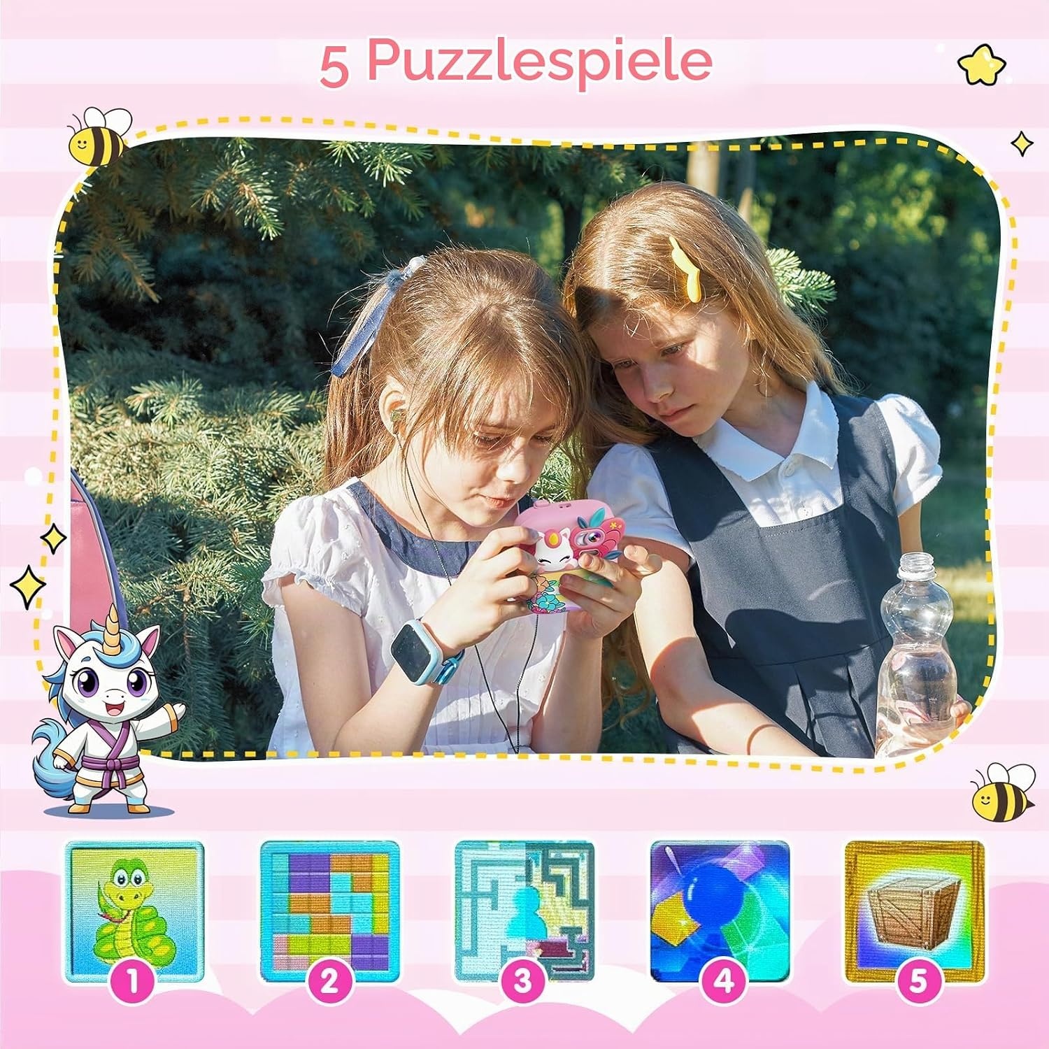 Digitale Kinder-Sofortbildkamera in Pink - Jetzt bis zu 33% sparen!
