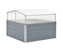 Vidaxl Frühbeet 100x100x85 cm - Verzinkter Stahl - Bis zu 33% Rabatt