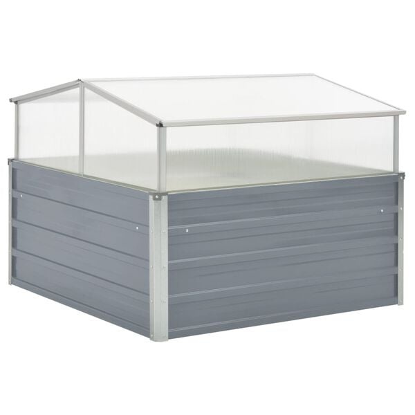 Vidaxl Frühbeet 100x100x85 cm - Verzinkter Stahl - Bis zu 33% Rabatt