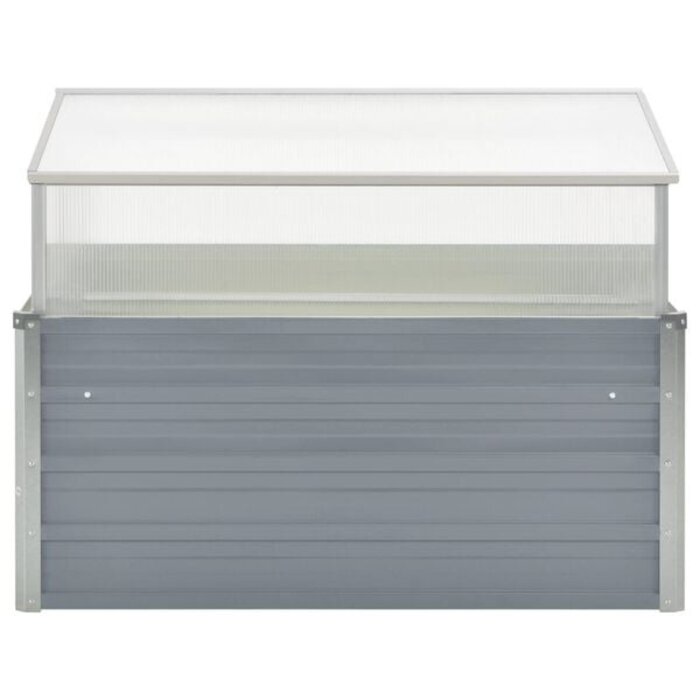 Vidaxl Frühbeet 100x100x85 cm - Verzinkter Stahl - Bis zu 33% Rabatt