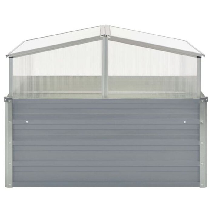 Vidaxl Frühbeet 100x100x85 cm - Verzinkter Stahl - Bis zu 33% Rabatt