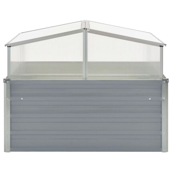 Vidaxl Frühbeet 100x100x85 cm - Verzinkter Stahl - Bis zu 33% Rabatt
