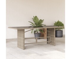 Vidaxl Eleganter Gartentisch aus Rattan 190x80cm - jetzt bis zu 35% Rabatt