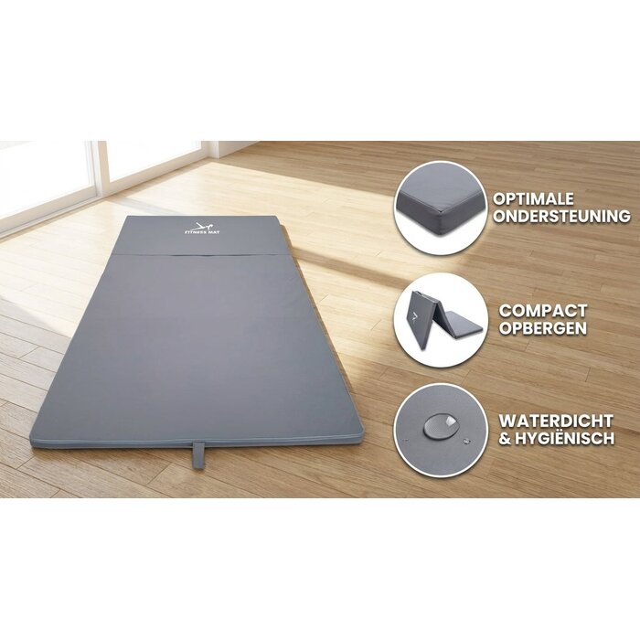 Viking Choice Faltbare Fitnessmatte 80x200x5 cm - Jetzt bis zu 35% sparen