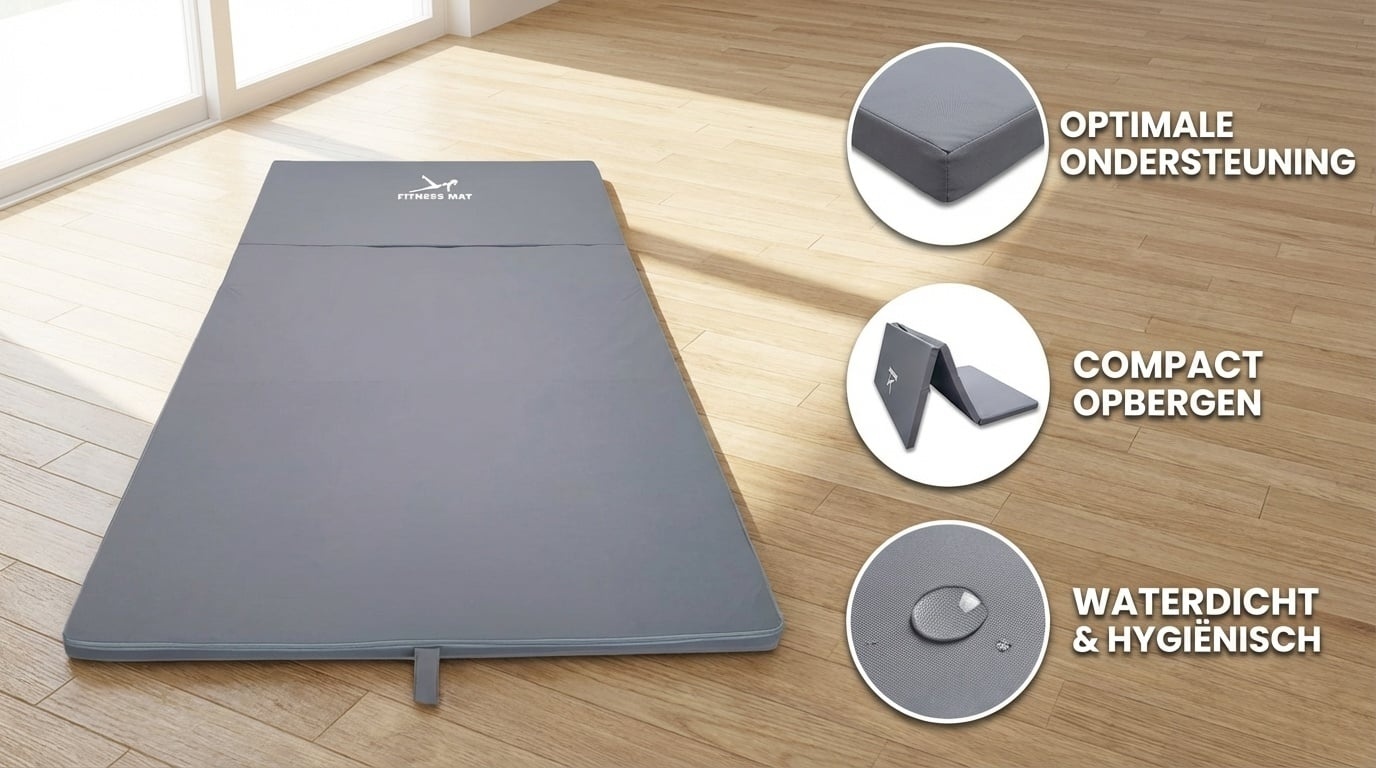Viking Choice Faltbare Fitnessmatte 80x200x5 cm - Jetzt bis zu 35% sparen