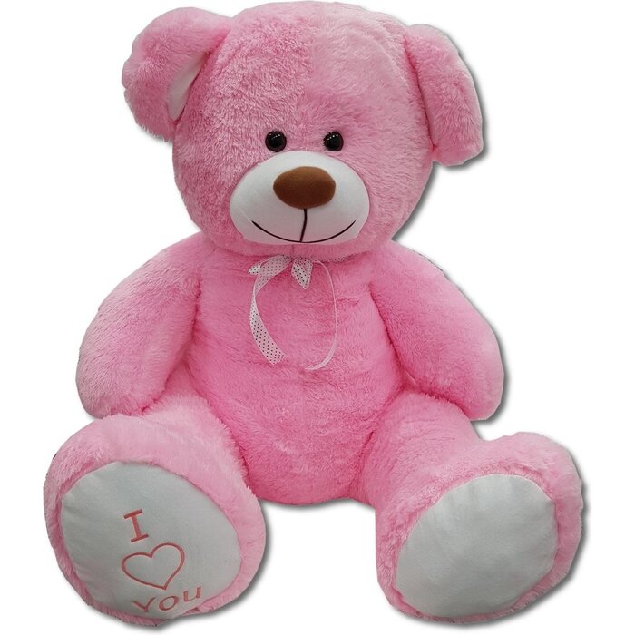 Viking Choice Riesiger Plüschbär 160 cm Rosa mit Herz - Bis zu 24% Rabatt im Outlet